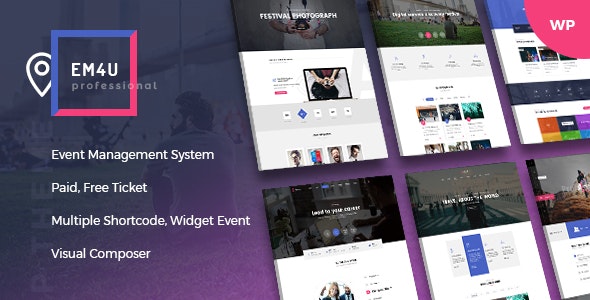 Event EM4U v1.3.4 - WordPress events and events template