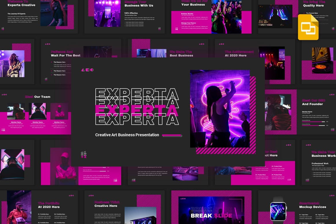 Experta - Creative Business Google Slides Template