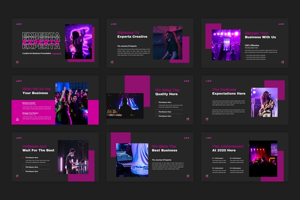 Experta - Creative Business Google Slides Template