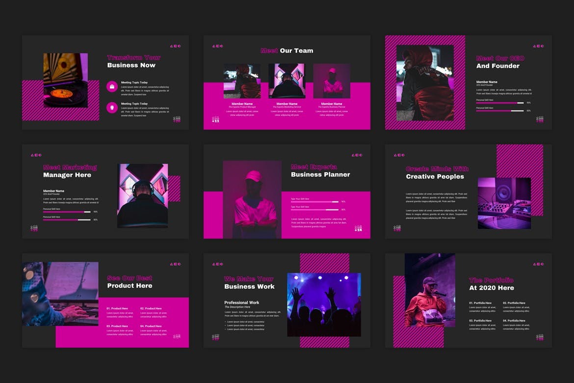 Experta - Creative Business Google Slides Template