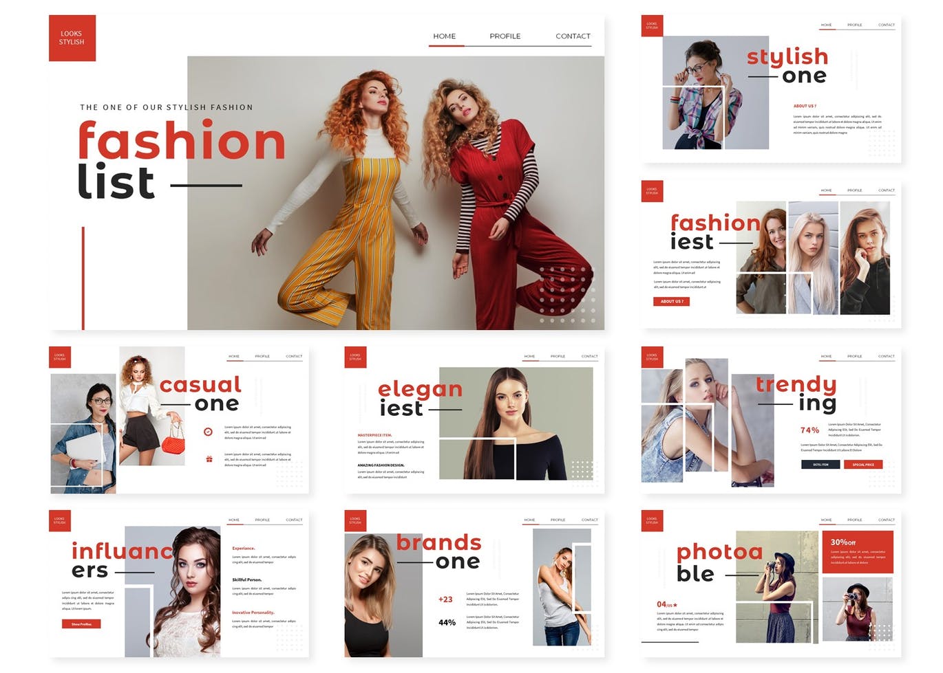 Fashionlist | Powerpoint Template