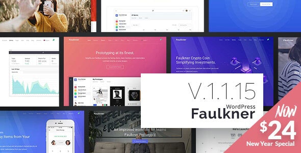 Faulkner v1.1.14 - Responsive WordPress Theme for IT Companies