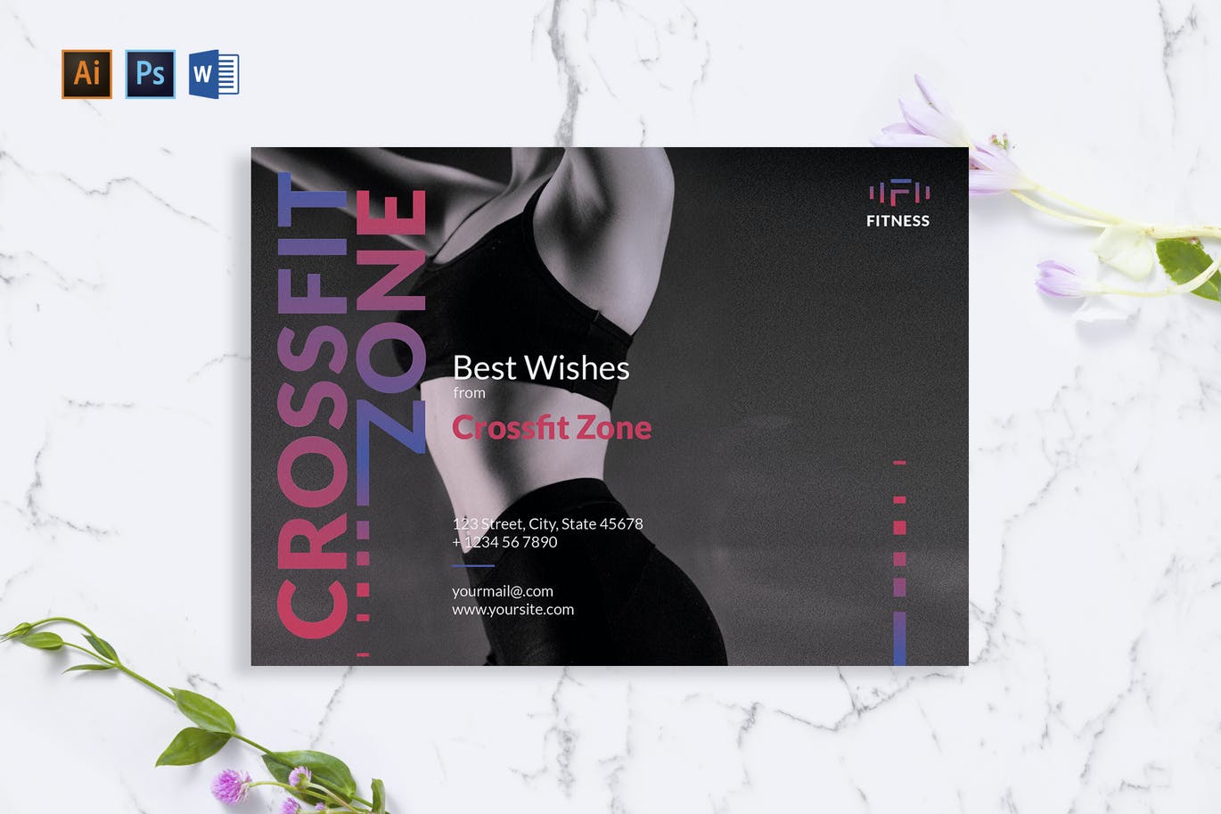 Fitness Studio Greeting Card
