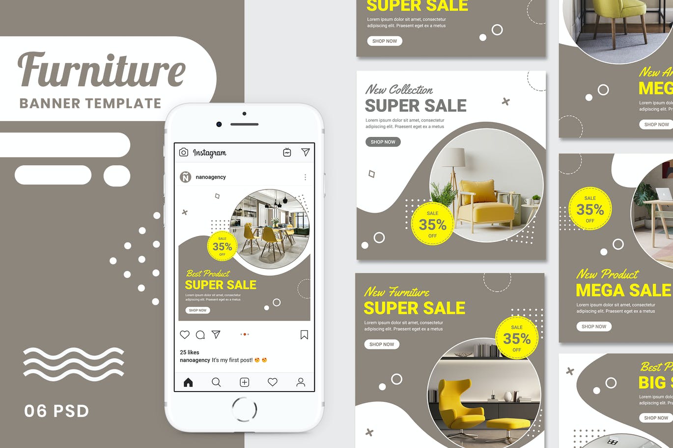 Furniture Banner Instagram Stories