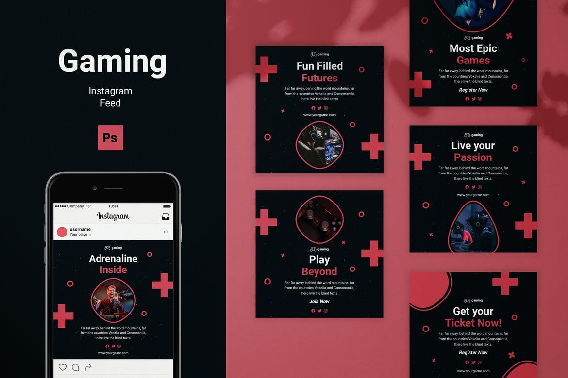 Gaming Instagram Feed