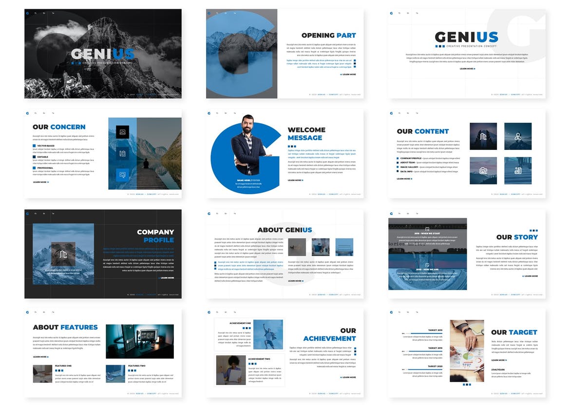 Genius - Multipurpose Keynote Template
