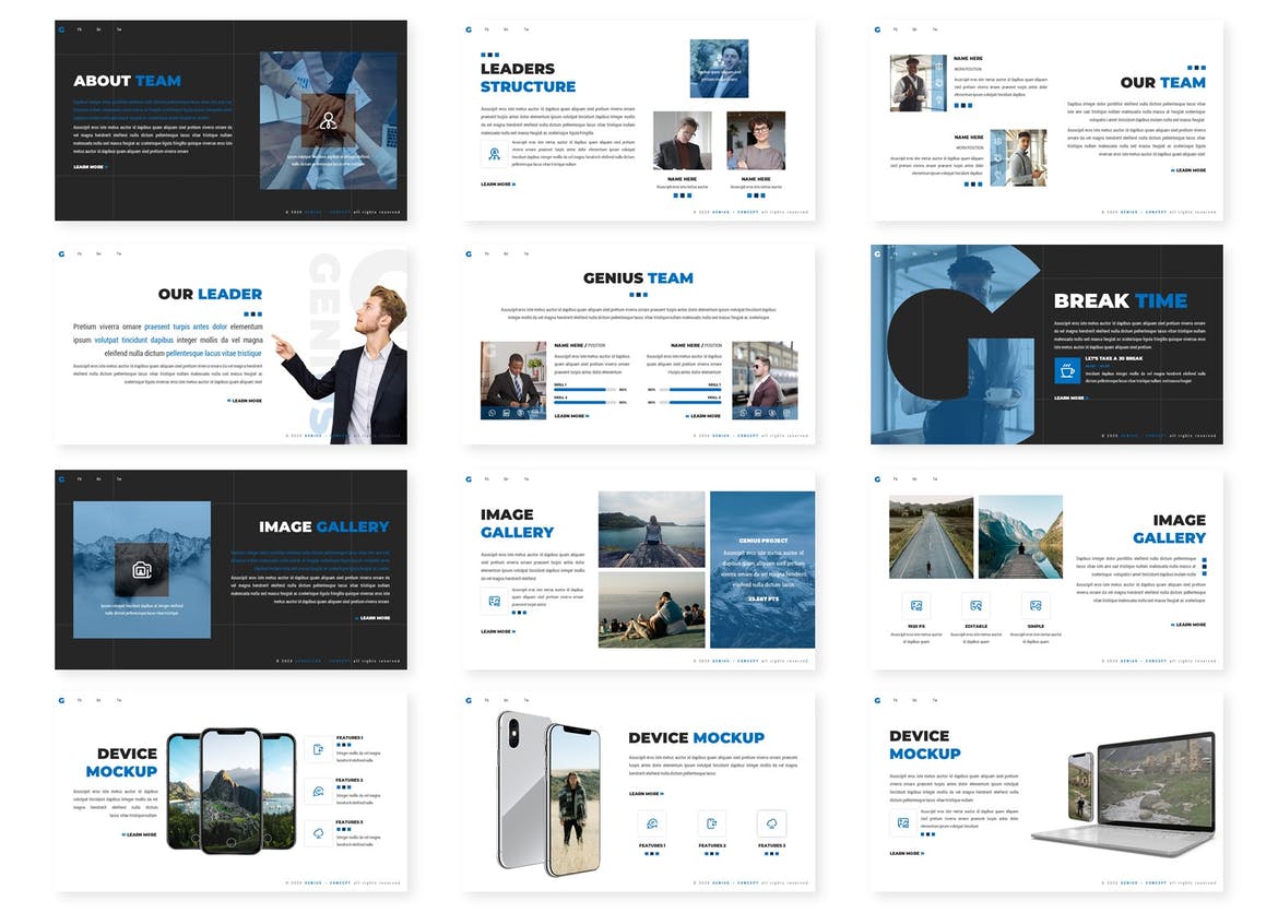 Genius - Multipurpose Keynote Template