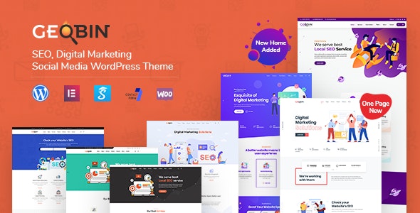 GeoBin - Digital Marketing Agency, SEO WordPress Theme