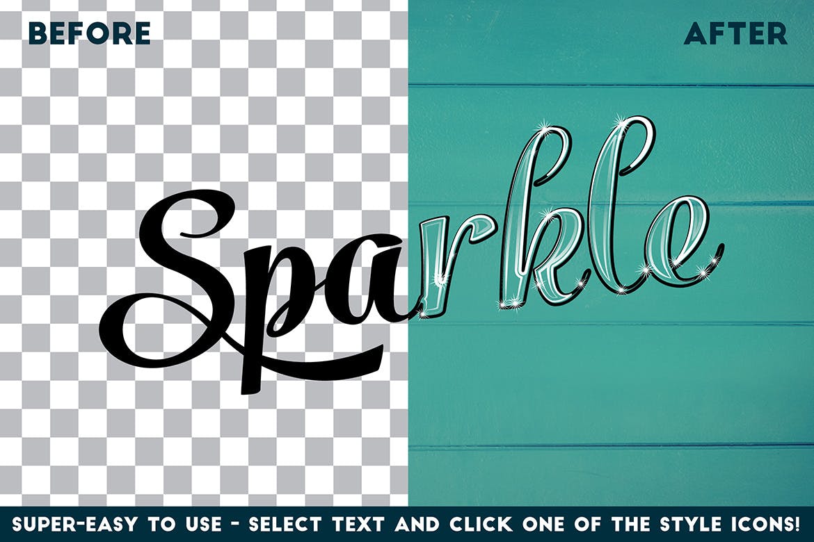 Glass & Gloss Text Effects