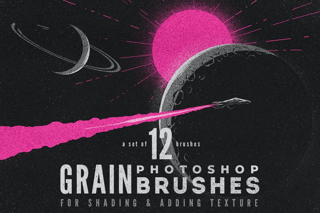 Grain Volume I Photoshop Brushes