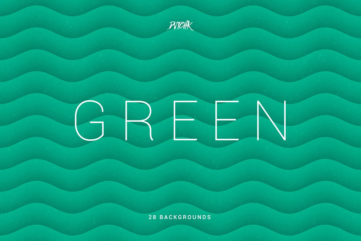 Green - Soft Abstract Wavy Backgrounds