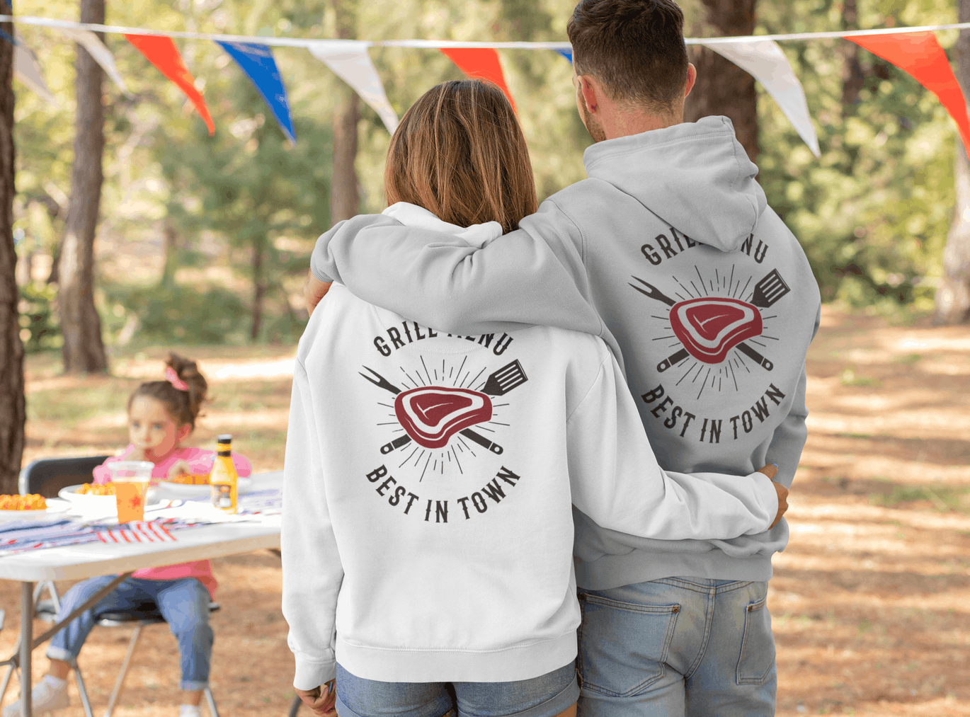 Grill Menu BBQ Logo Design Retro Vector Badge SVG