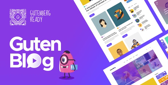 Gutenblog v1.2 - Modern WordPress Blog