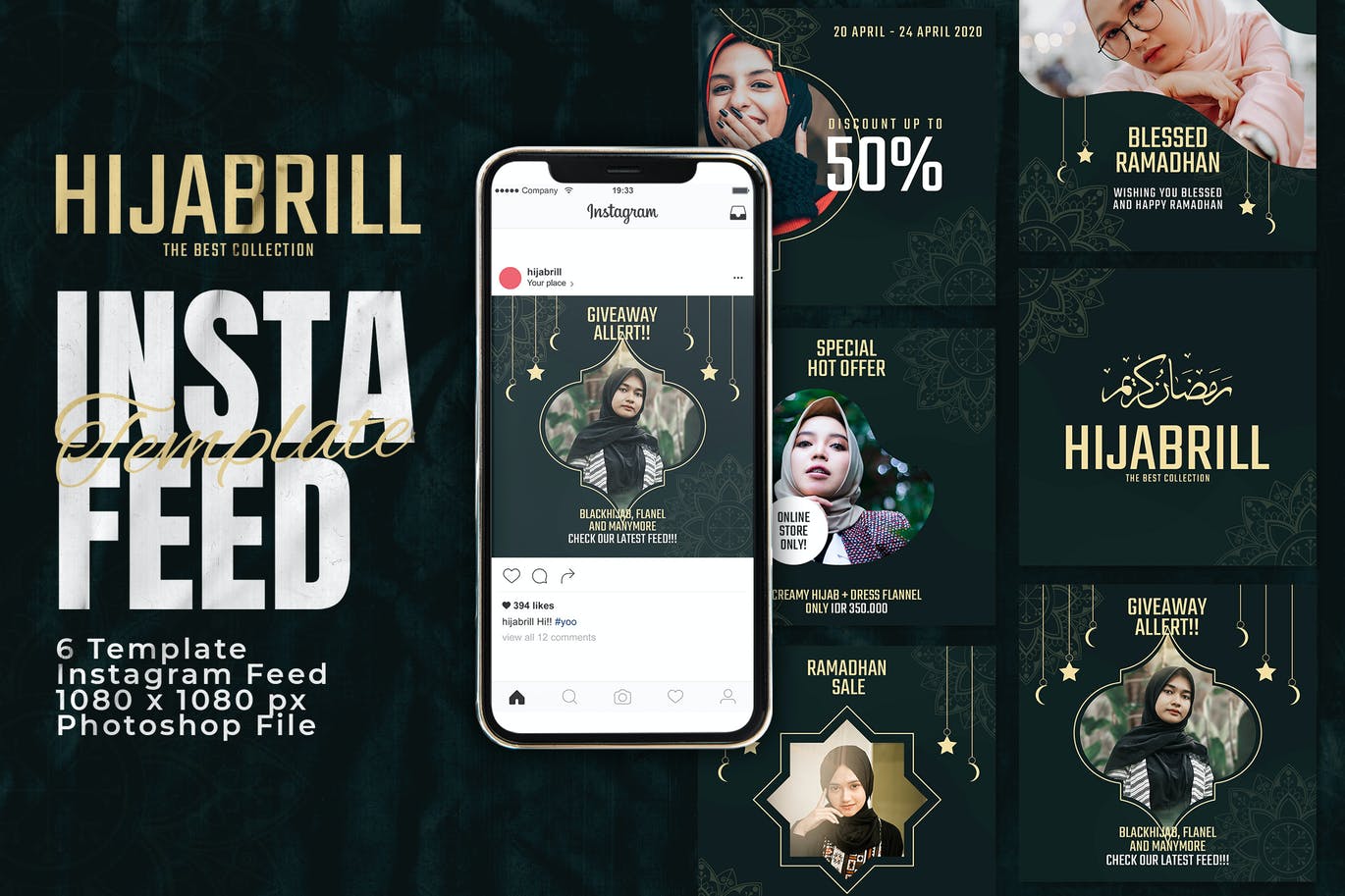Hijabrill Ramadhan Instagram Feed Post Template