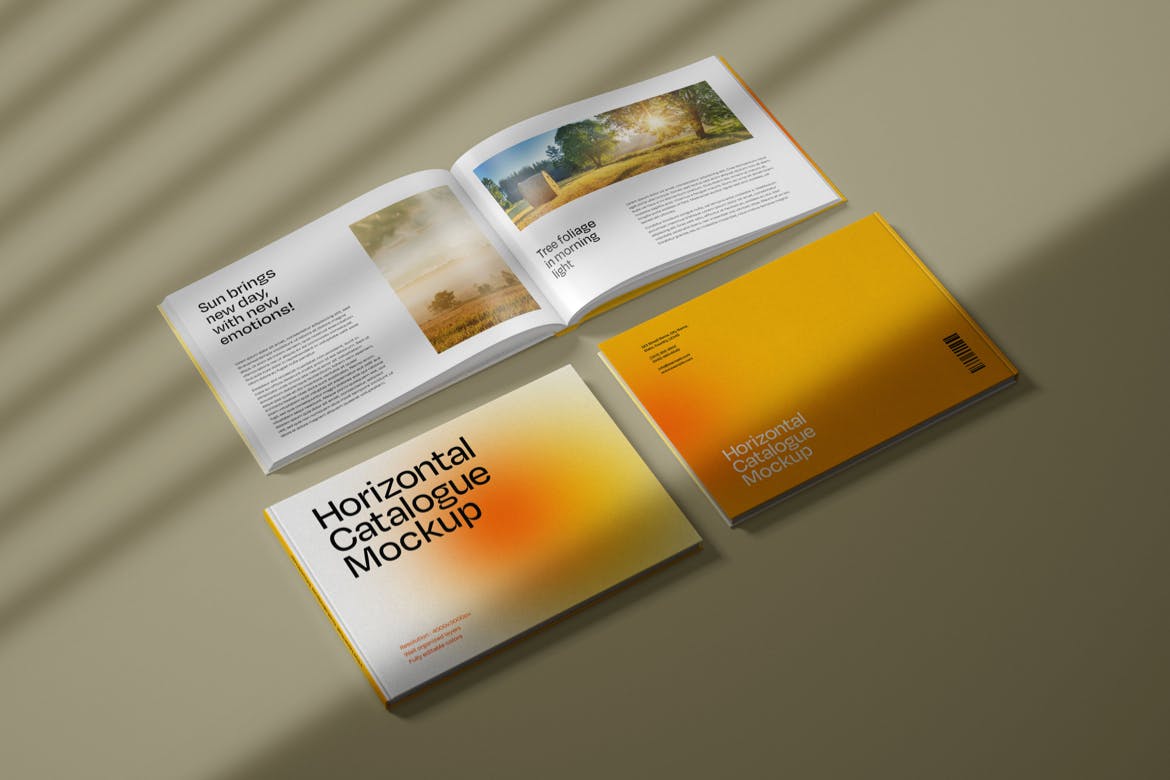 Horizontal Catalogue Mockup