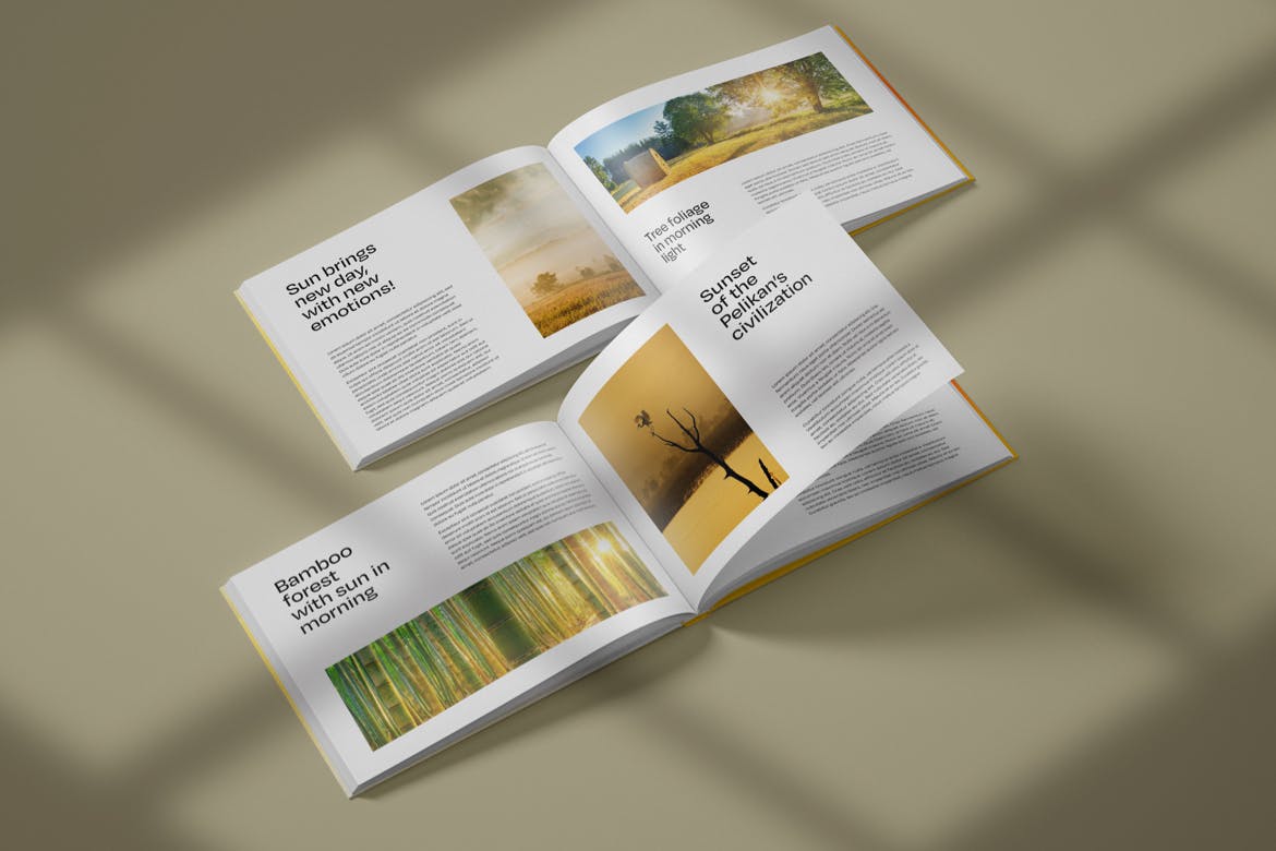 Horizontal Catalogue Mockup