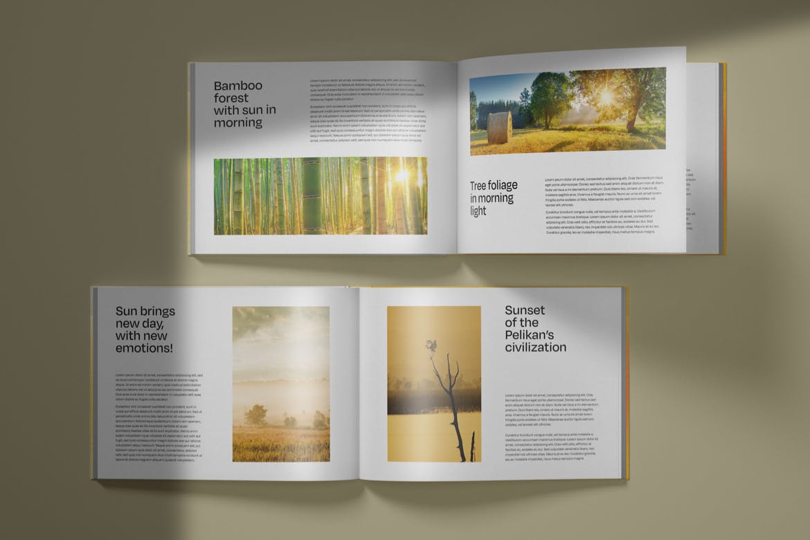 Horizontal Catalogue Mockup