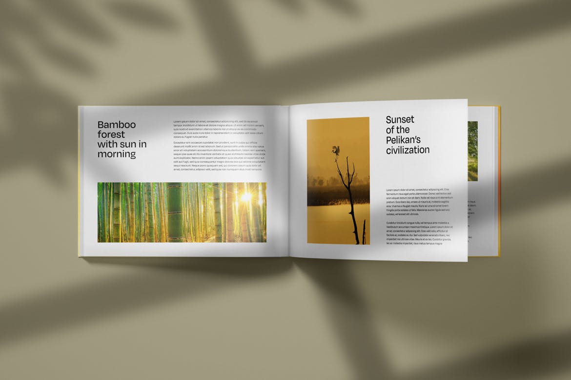 Horizontal Catalogue Mockup