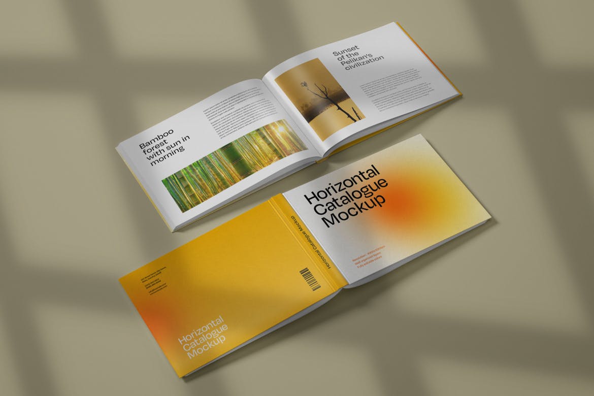 Horizontal Catalogue Mockup