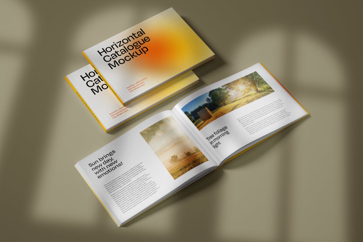 Horizontal Catalogue Mockup