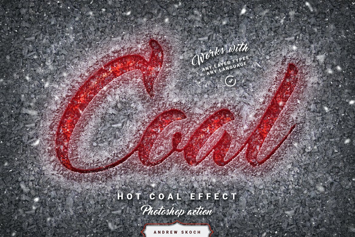 Hot Coal - Photoshop Action