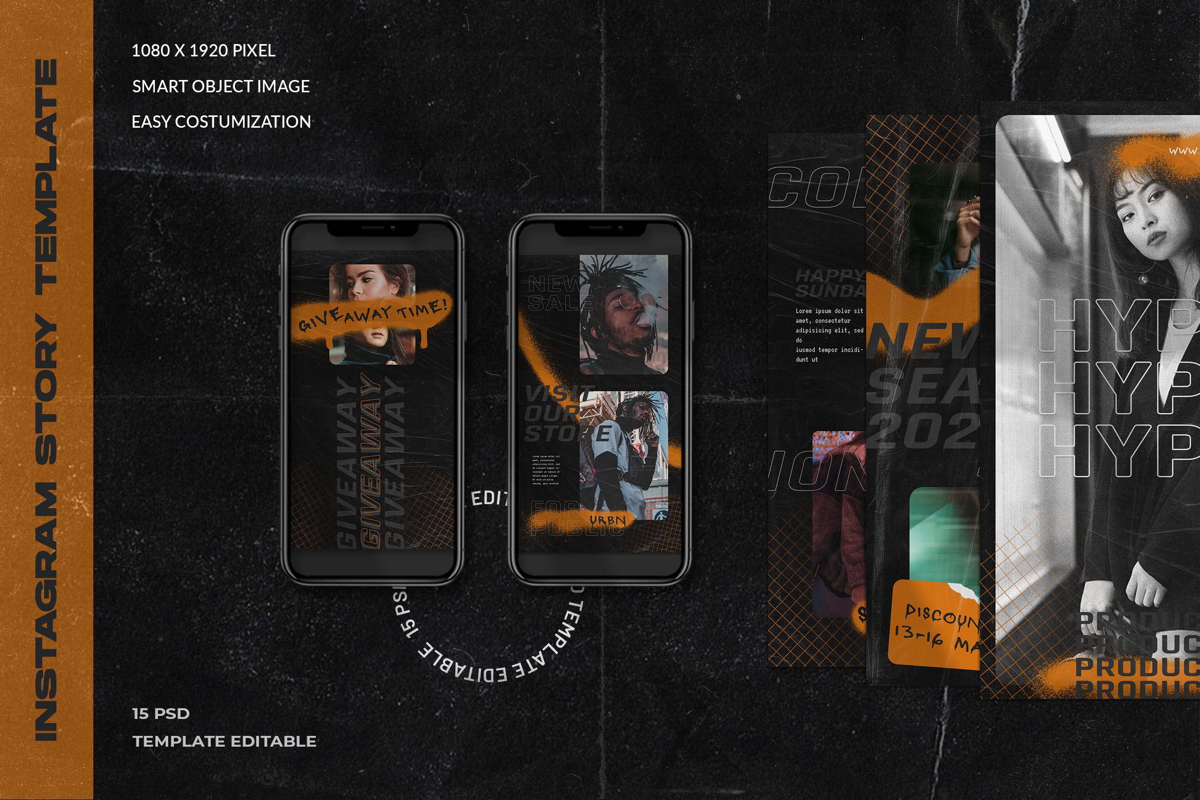 Hypebeast Instagram Stories Template