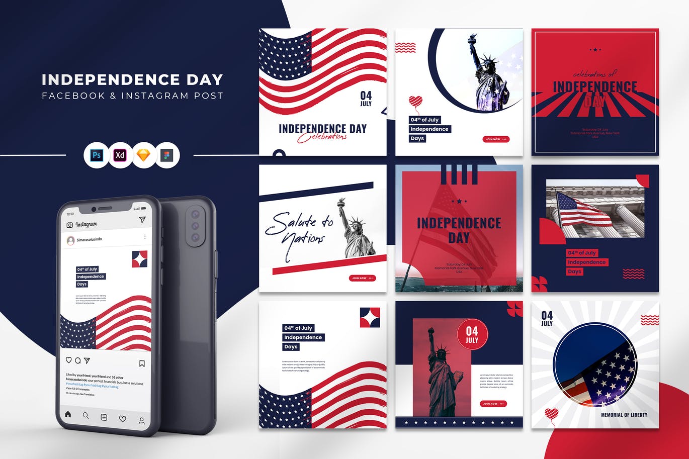 Independence Day Instagram Post