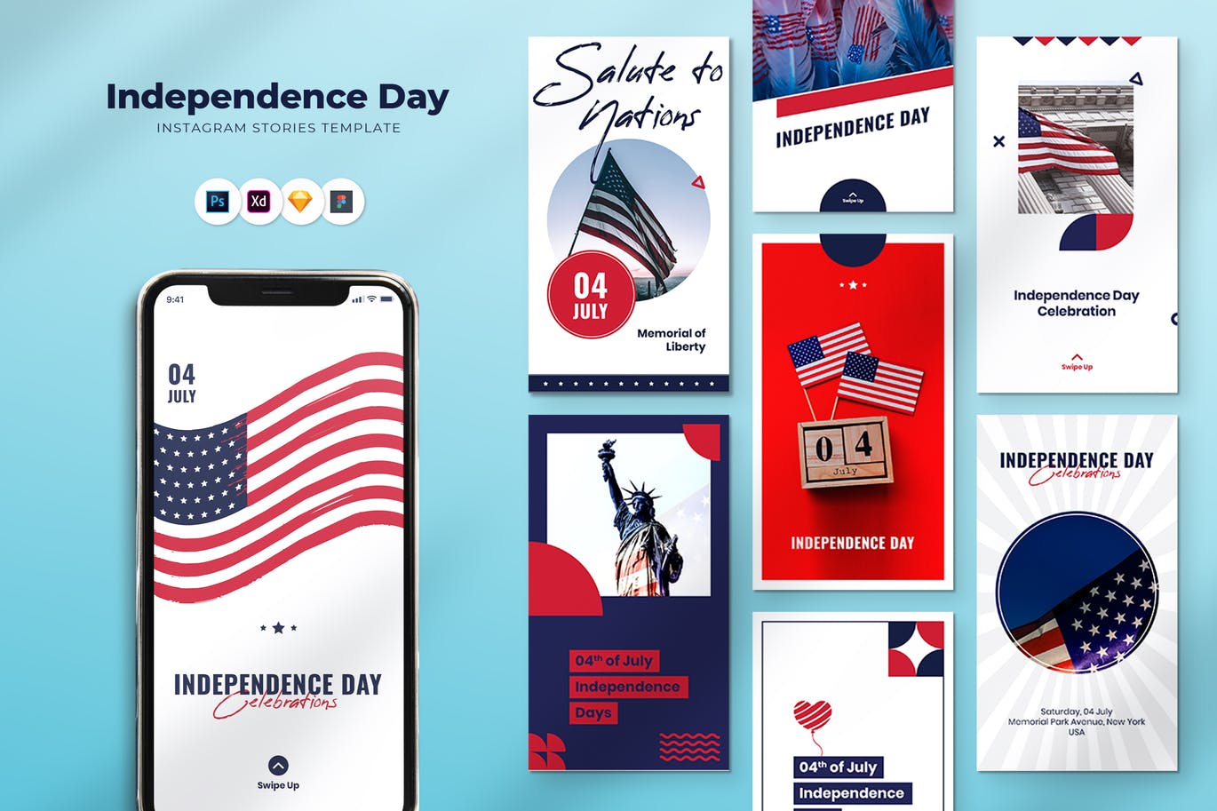 Independence Day Instagram Story