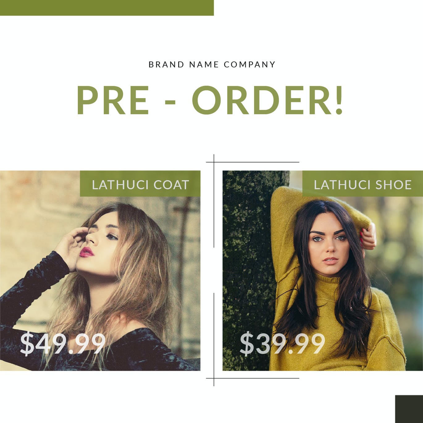 Instagram Lookbook Feed Powerpoint Template