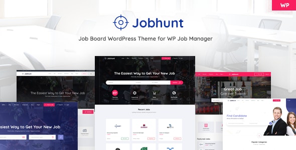 Jobhunt v1.2.3 - job search site template for WordPress