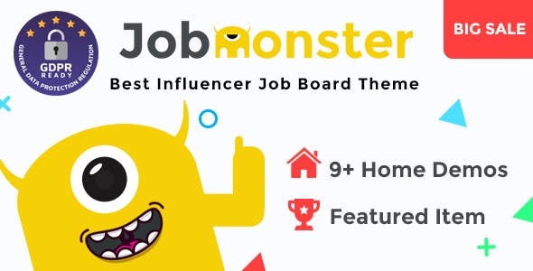 Jobmonster v4.6.1 - WordPress Bulletin Board Template