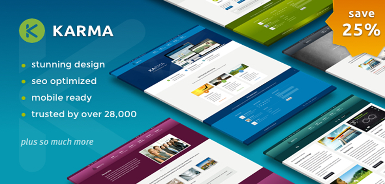 Karma v4.10.6 - Responsive WordPress Theme