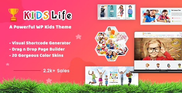 Kids Life v3.1 - school WordPress template