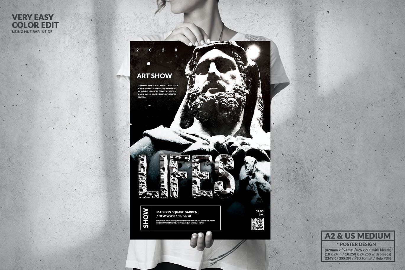 Life Art Event - Big Poster Design