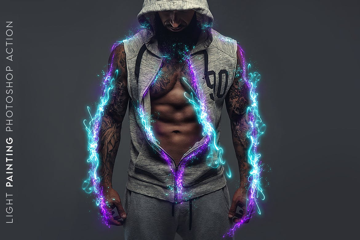 Light Painting Photoshop Action