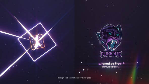 Light Streaks Logo Reveals