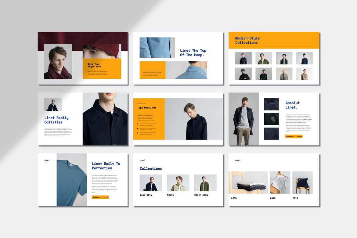 Linet Lookbook Presentation - Google Slides