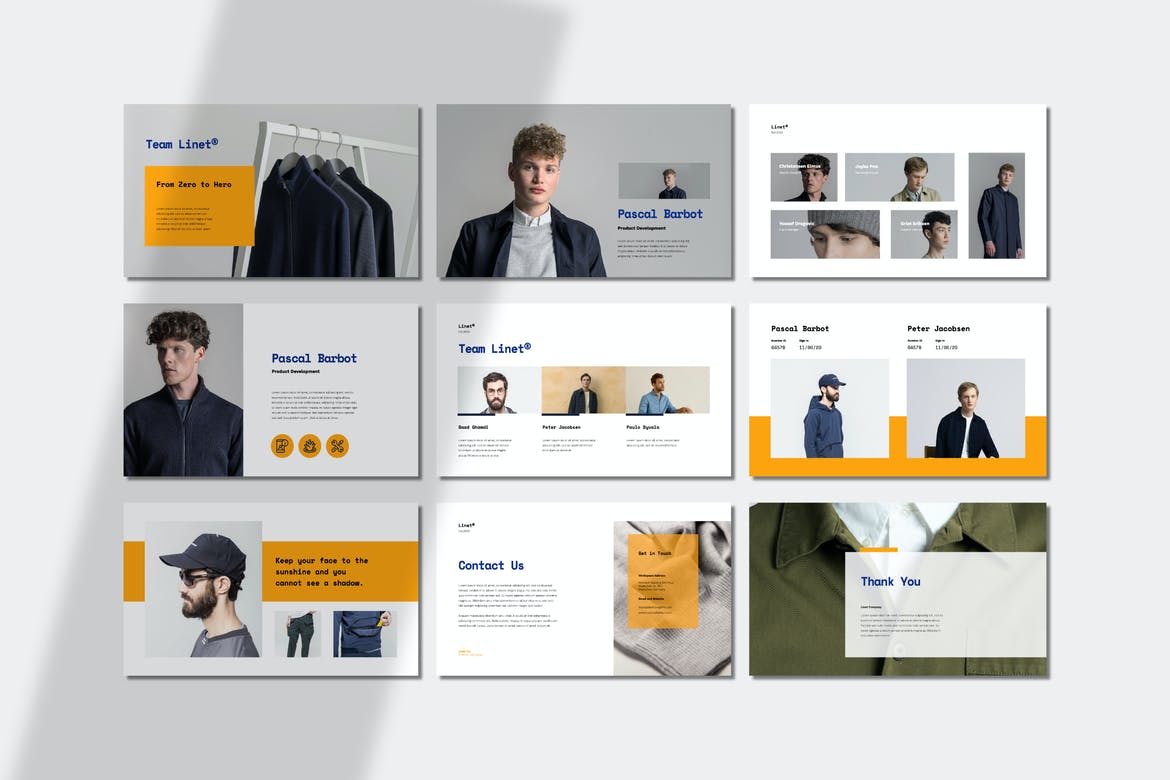 Linet Lookbook Presentation - Google Slides