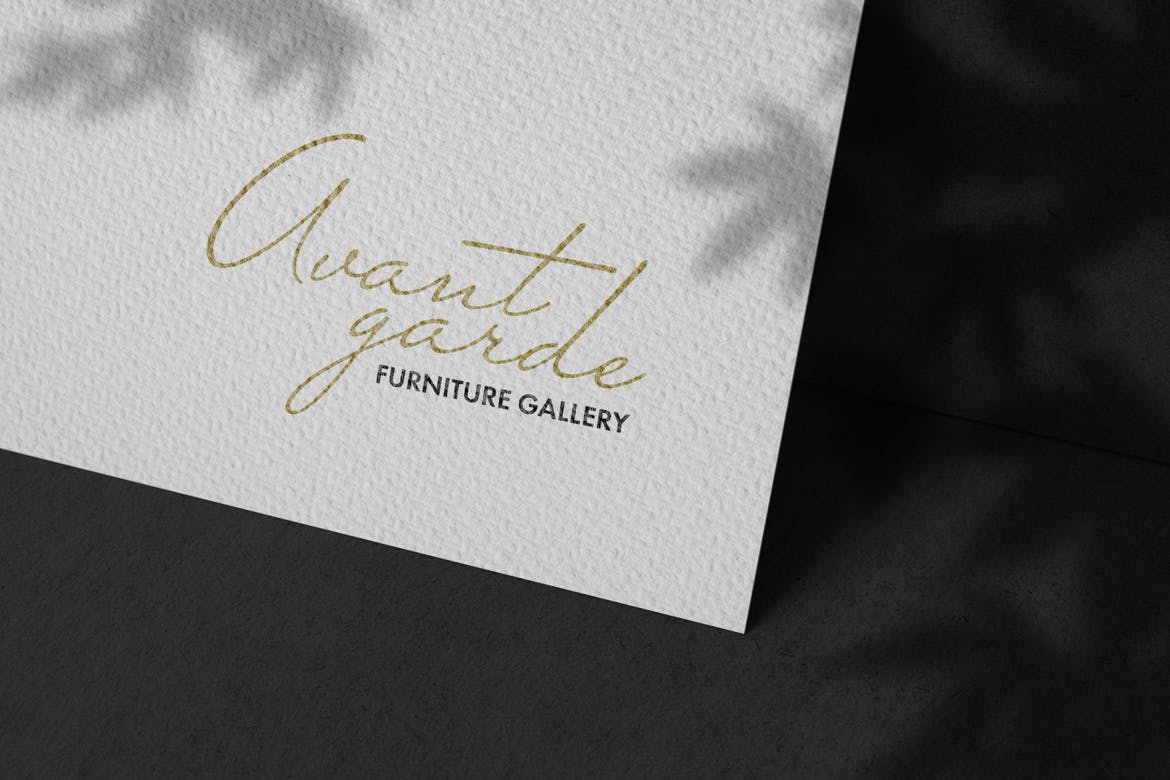Logo Mockup on Wove Paper