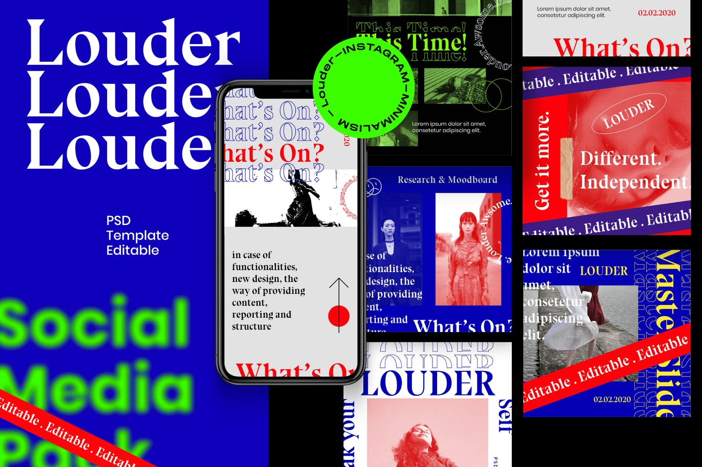 Louder - Insta Story & Post Social Media Vol.1