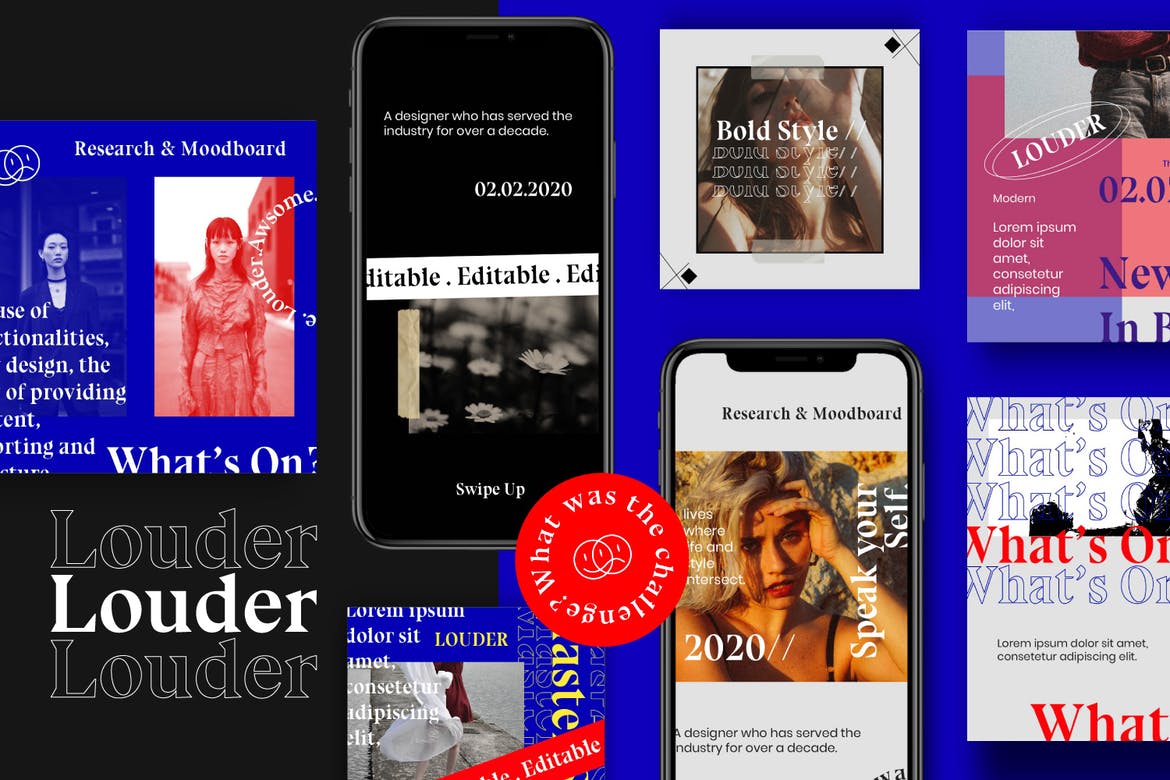 Louder - Insta Story & Post Social Media Vol.2