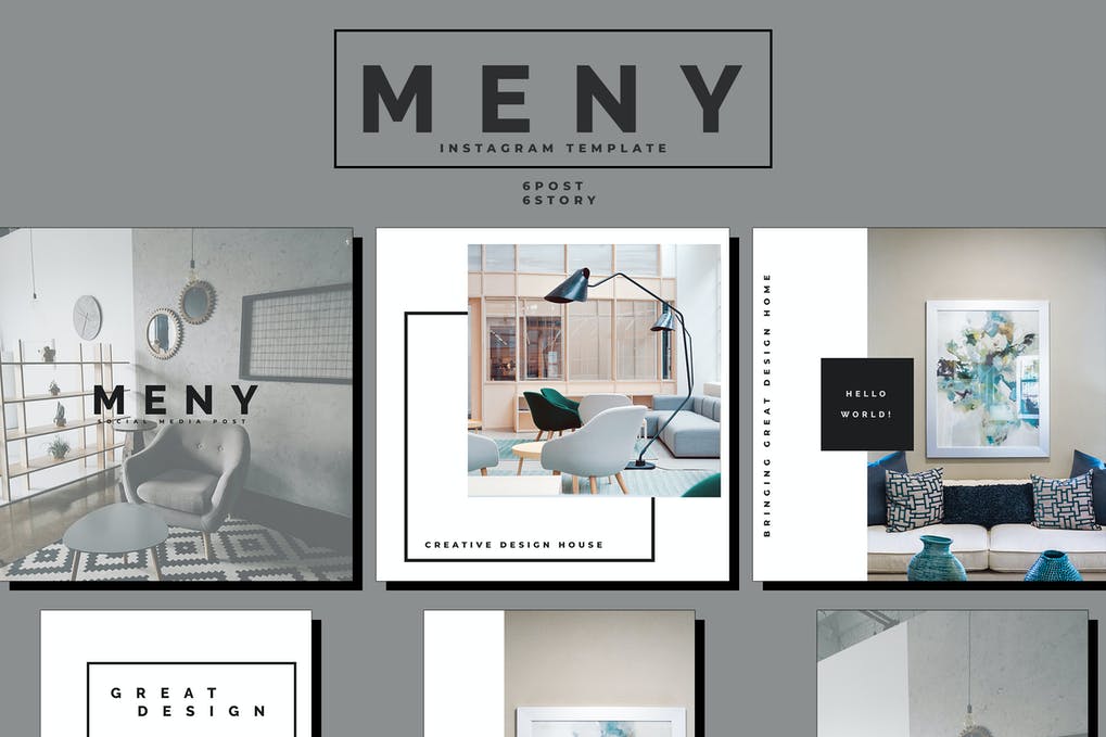 Meny - Interior Social Media Template Part.22