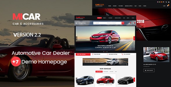 Micar v2.3 - Car WP Theme