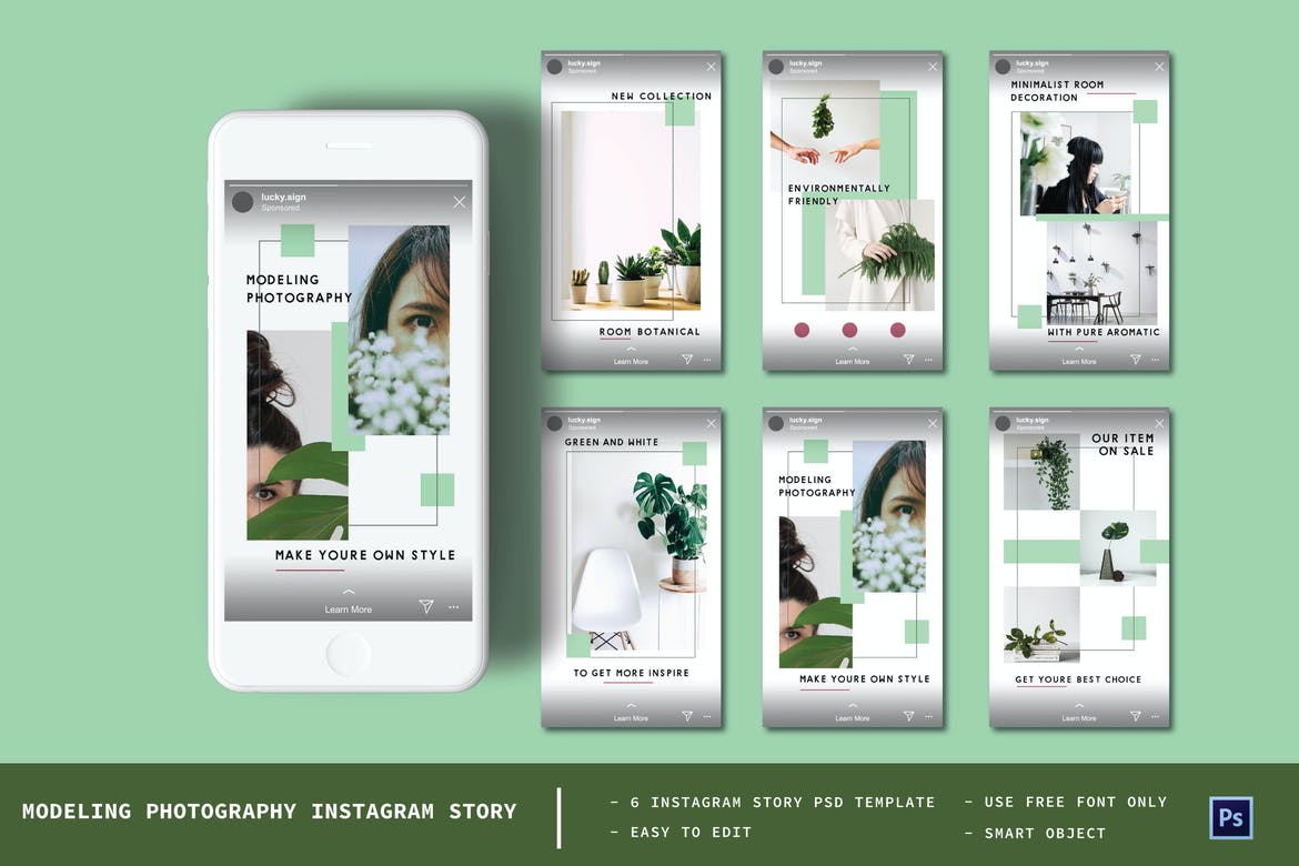 Modeling Photography Instagram Story