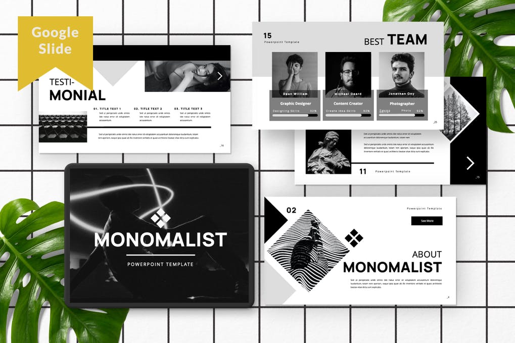 Monomalist Business Google Slide Presentation