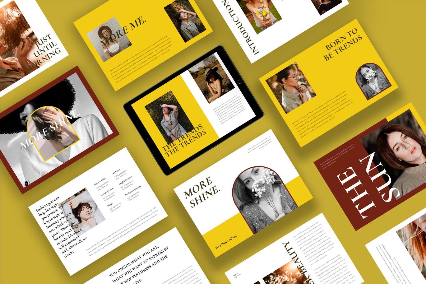 More shine - Photo Album Template