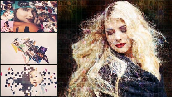 Mosaic Photo Animation
