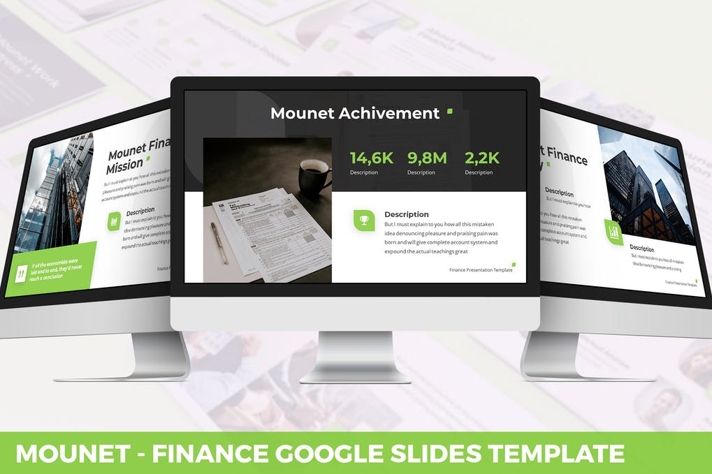 Mounet - Finance Google Slides Template