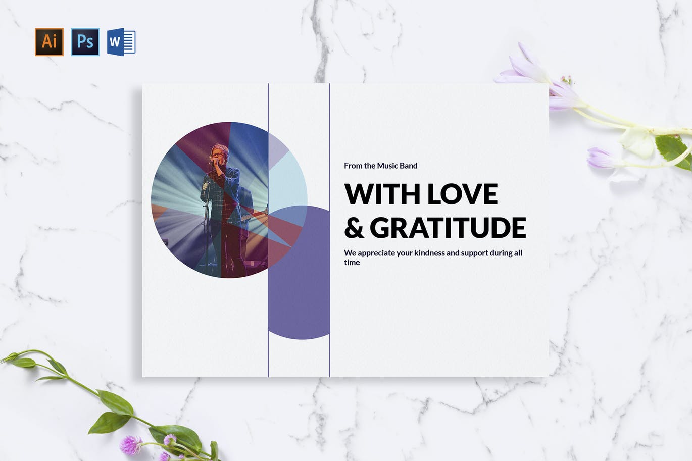 Music Band Greeting Card