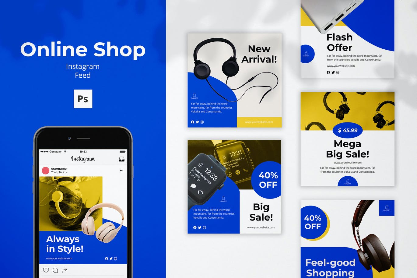 Online Shop Instagram Feed Post